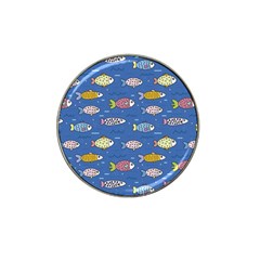 Sea Fish Blue Submarine Animal Hat Clip Ball Marker by Proyonanggan