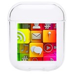 Colorful 3d Social Media Hard PC AirPods 1/2 Case Front