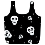 Skull Pattern Full Print Recycle Bag (XXL) Back