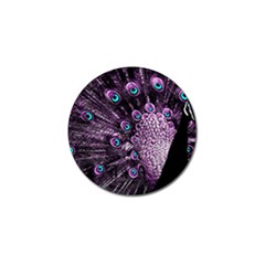 Purple Peacock Golf Ball Marker (4 Pack) by Bedest