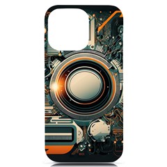 Technology Robot Internet Processor Iphone 14 Pro Max Black Uv Print Case by Ravend