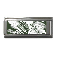 Abstract Art Tropical Leaves Superlink Italian Charm (9mm) by Valentinaart