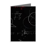 Math Board Circuit Circuits Computer Shield Tech Technology Mini Greeting Cards (Pkg of 8) Right