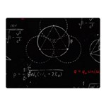 Math Board Circuit Circuits Computer Shield Tech Technology Two Sides Premium Plush Fleece Blanket (Mini) 35 x27  Blanket Back