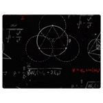 Math Board Circuit Circuits Computer Shield Tech Technology Two Sides Premium Plush Fleece Blanket (Baby Size) 40 x30  Blanket Back