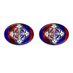 The Grateful Dead Cufflinks (oval) by Grandong