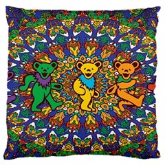 Dead Dancing Bears Grateful Dead Pattern 16  Baby Flannel Cushion Case (two Sides) by Grandong