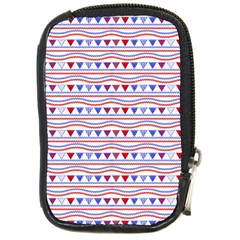 Nautical Digital Paper Nautical Boat Compact Camera Leather Case by anzea