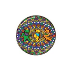 Dead Dancing Bears Grateful Dead Pattern Hat Clip Ball Marker by Grandong