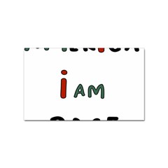 America  I Am Race Sticker Rectangular (10 Pack) by RiverRootz