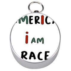 America  I Am Race Silver Compasses by RiverRootz