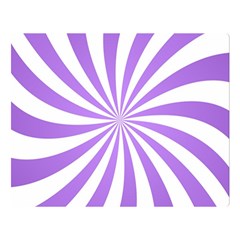 Spiral Vortex Rays Lavender Swirl Purple Premium Plush Fleece Blanket (large) by Salmanaz77