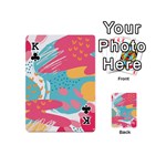 Background Abstract Playing Cards 54 Designs (Mini) Front - ClubK