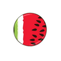 Watermelon Black Green Melon Red Hat Clip Ball Marker (10 Pack) by Cemarart