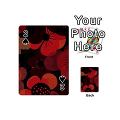 Flower Floral Flora Nature Pattern Background Backdrop Playing Cards 54 Designs (mini) by Salmanaz77