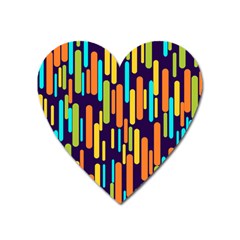 Illustration Abstract Line Heart Magnet by anzea