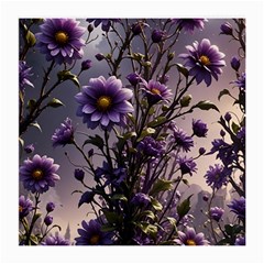 Flower Bloom Blossom Nature Flora Medium Glasses Cloth (2 Sides) by Apenda