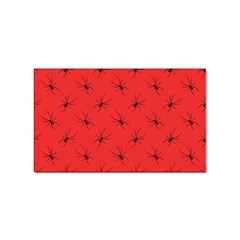 Spiders Pattern Seamless Arachnids Sticker Rectangular (100 Pack) by Maspions