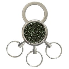 Hunting Motif Camouflage Pattern Print Bk 3-ring Key Chain by dflcprintsclothing