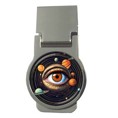 Eye Of The Universe (ai) Money Clips (round)  by dflcprintsclothing