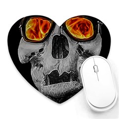 Gothic Elegance, Ironic Dark Art (ai) Heart Mousepad by dflcprintsclothing