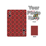 Illustrations Ajrak Abstract Design Pattern Playing Cards 54 Designs (Mini) Front - Spade2