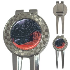 Astrology Surreal Surrealism Trippy Visual Art 3-in-1 Golf Divots by Bedest