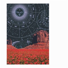 Astrology Surreal Surrealism Trippy Visual Art Small Garden Flag (two Sides) by Bedest