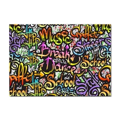 Graffiti Word Seamless Pattern Sticker A4 (10 Pack) by Bedest