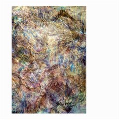 Mono Pour Blend  Small Garden Flag (two Sides) by kaleidomarblingart