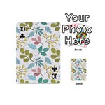 Leaf seamless pattern  Playing Cards 54 Designs (Mini) Front - Club10