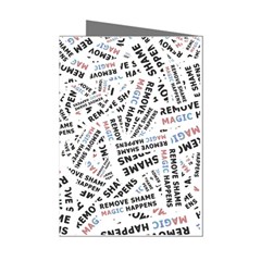 Embrace The Magic Inspirational Phrase Pattern Mini Greeting Cards (pkg Of 8) by dflcprintsclothing