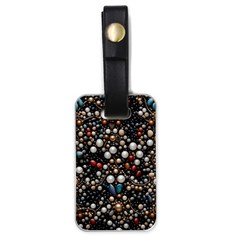 Pearls And Stones Luggage Tag (one Side) by dedoma