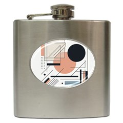 Abstract Architecture Hip Flask (6 Oz) by Bedest