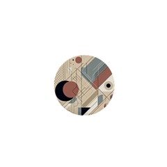 Boho Abstract Architecture 1  Mini Magnets by Bedest