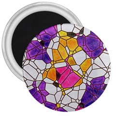 Architecture Glass Abstract Pattern 3  Magnets by Bedest