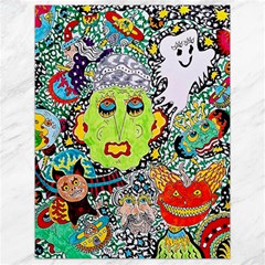Supersonic Monster Mash Canvas 18  X 24  by chellerayartisans