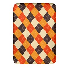 Halloween Argyle Pattern  Rectangular Glass Fridge Magnet (4 Pack) by Safari