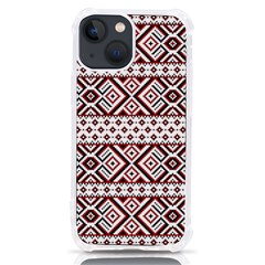 Illustration Of Ukrainian Folk Seamless Pattern Ornament Iphone 13 Mini Tpu Uv Print Case by Grandong