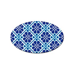 Illustration Of Ukrainian Folk Seamless Pattern Ornament Ethnic Ornament Sticker Oval (100 Pack) by Grandong