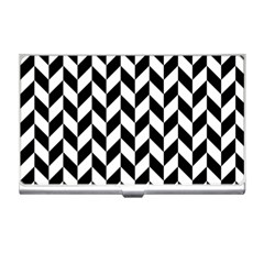 Black And White Pattern Business Card Holder by ytdream