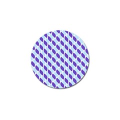 White Blue Pattern Golf Ball Marker (4 Pack) by ytdream
