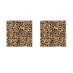 Leopard Skin Pattern Cufflinks (square) by Bedest