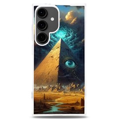 Mystic Blue Pyramid Art Samsung Galaxy S24 Plus 6 7 Inch Tpu Uv Case by ExtraAwesomeSauce