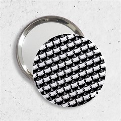 Stylish Coffee Cup Pattern 2 25  Handbag Mirrors by ExtraAwesomeSauce