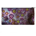 Abstract Molecular Space Art Pencil Case Back