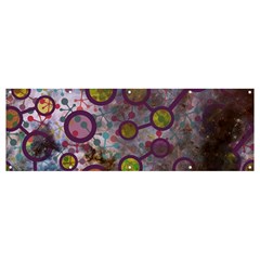Abstract Molecular Space Art Banner And Sign 12  X 4  by ExtraAwesomeSauce