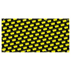 Royalty Inspired Crown Pattern Banner And Sign 8  X 4  by ExtraAwesomeSauce