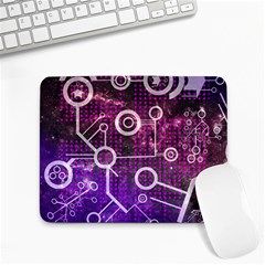 Cosmic Network Geometric Art Small Mousepad by ExtraAwesomeSauce