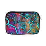 Abstract Tech Galaxy Design Apple iPad Mini Zipper Cases Front